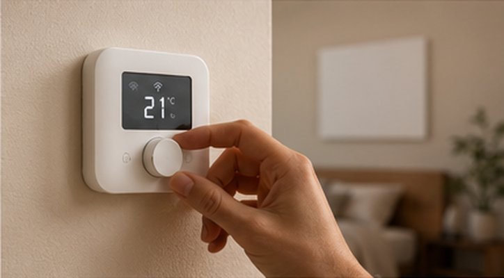 Infrarotheizung richtig steuern: Thermostat, Funk und Zeitprogramm - Infrarotheizung steuern: Thermostat, Funk, Zeitprogramm