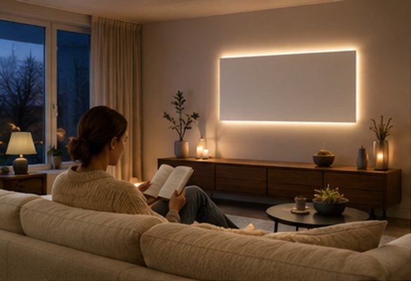 Wärme und Licht in einem Gerät: die Lichtrahmen der LF-Serie - Infrarotheizung mit LED-Licht: die LF-Serie erklärt