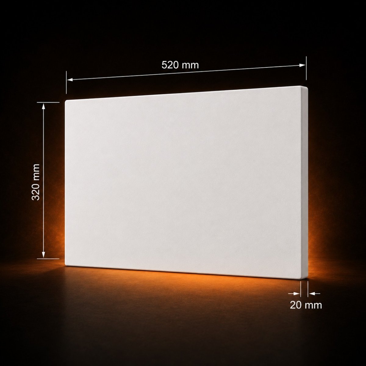 Infrarotheizung 160 W · 320 × 520 mm