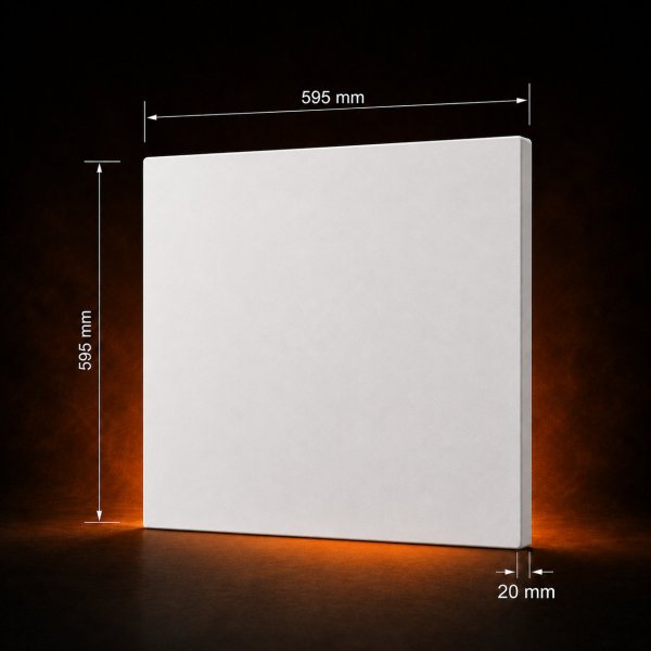 Infrarotheizung 320 W · 595 × 595 mm (60-cm-Raster)