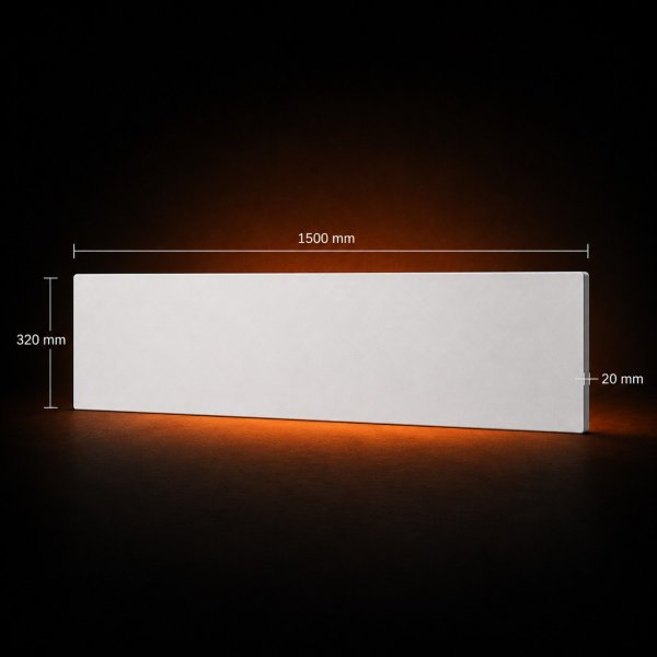 Infrarotheizung 440 W · 320 × 1500 mm