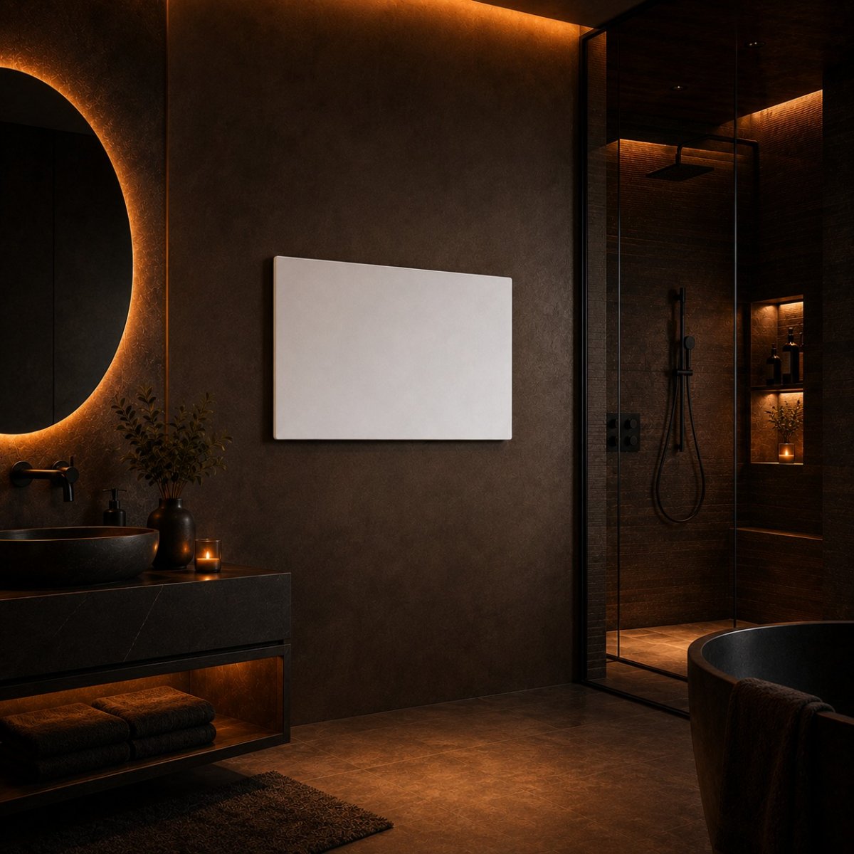 Infrarotheizung 480 W · 592 × 892 mm