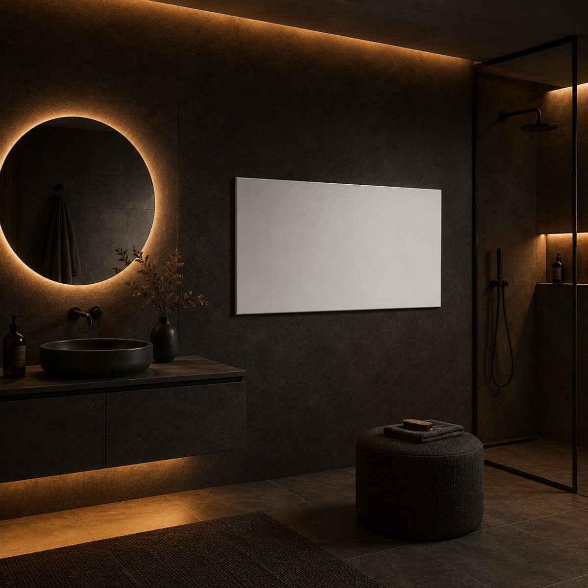 Infrarotheizung 630 W · 592 × 1192 mm