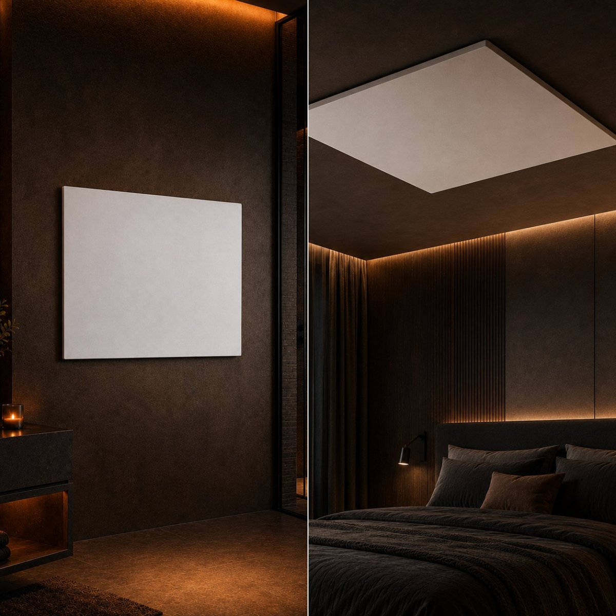 Infrarotheizung 865 W · 900 × 1000 mm