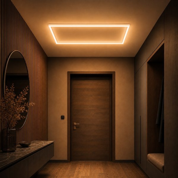 LED-Lichtrahmen für Infrarotheizung · passend...