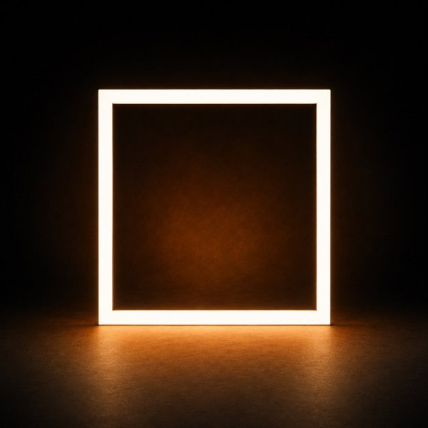LED-Lichtrahmen für Infrarotheizung · passend zum 320-W-Paneel · 3.450 lm