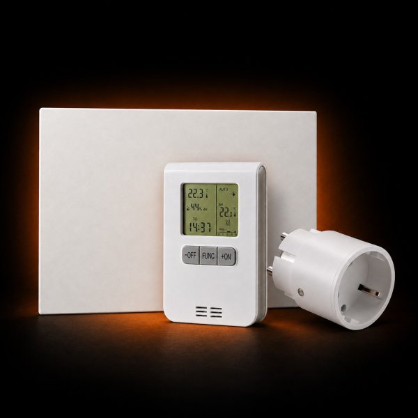 Smart-Set Wohnraum - IR4 Panel + Thermoschalter +...