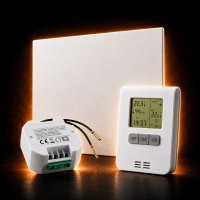 Infrarotheizung 160 W mit Thermostat ·...